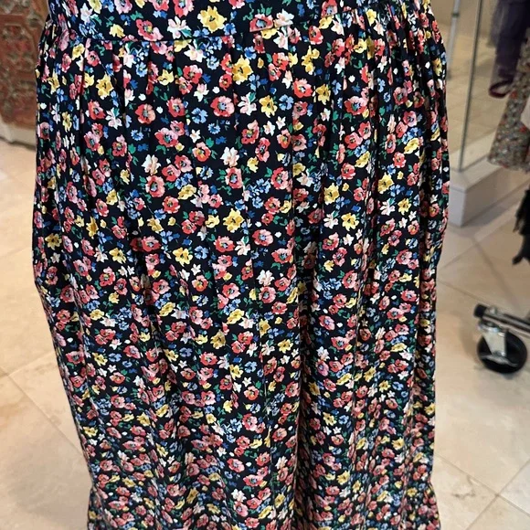 Tricot Comme Des Garcons vintage maxi print skirt in cotton
